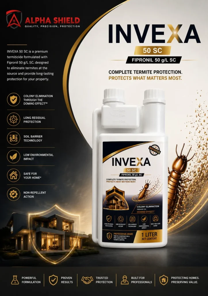 Invexa 50 SC Termiticide | Fipronil 50 g/L Termite Colony Elimination